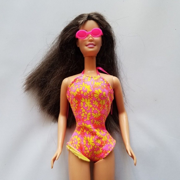 vintage barbie swimsuit costume